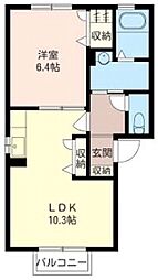間取図画像 1LDK