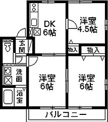物件の間取り