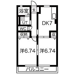 物件の間取り