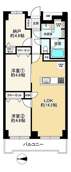 間取りを拡大表示