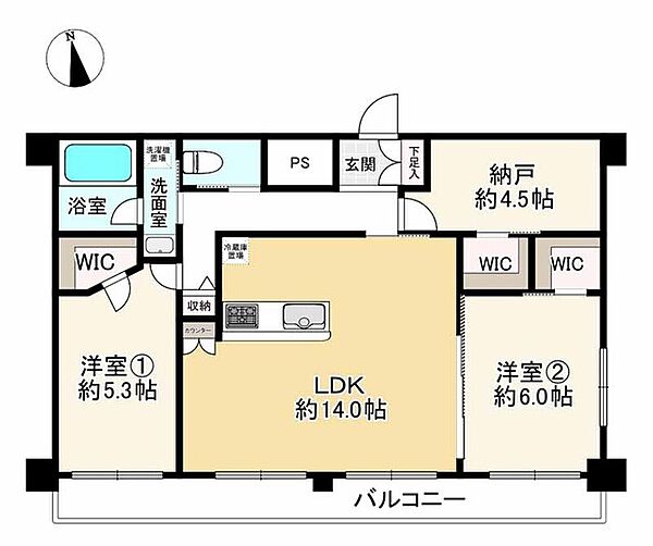 間取りを拡大表示