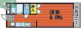 岡山県岡山市北区今8丁目（賃貸マンション1K・2階・26.32㎡） その2