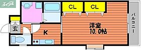 岡山県岡山市北区奥田本町（賃貸マンション1K・4階・33.12㎡） その2