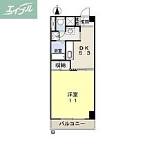 岡山県岡山市北区奥田本町22-6（賃貸マンション1DK・4階・40.00㎡） その2