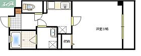 岡山県岡山市北区東古松2丁目（賃貸マンション1K・5階・27.29㎡） その2