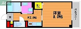 岡山県岡山市北区東古松2丁目（賃貸マンション1K・6階・27.29㎡） その2