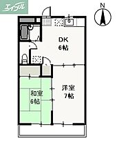 岡山県岡山市北区野田4丁目（賃貸アパート1LDK・2階・42.23㎡） その2