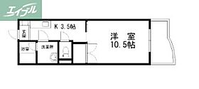 岡山県岡山市北区北長瀬表町3丁目（賃貸マンション1K・1階・35.00㎡） その2