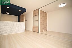 JR宇野線 大元駅 徒歩16分の賃貸アパート 1階2LDKのリビング/ダイニング