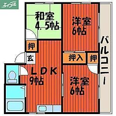物件の間取り