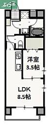 JR山陽本線 北長瀬駅 徒歩25分 3階/-