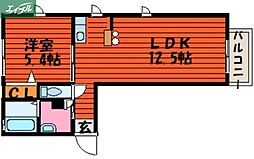 JR宇野線 大元駅 徒歩7分 2階/-