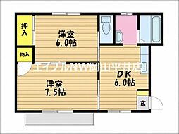 JR山陽本線 岡山駅 バス30分 洲崎下車 徒歩6分 2階/-