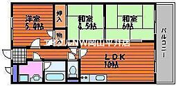 ネクスト倉田東館 3LDKの間取図画像