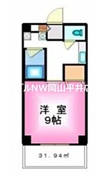 グランドール新福 1Kの間取図画像