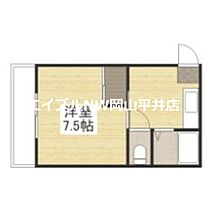 岡山県岡山市南区泉田1丁目（賃貸マンション1K・3階・25.93㎡） その2