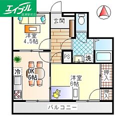 ビバリーガーデン大島A 2階/-