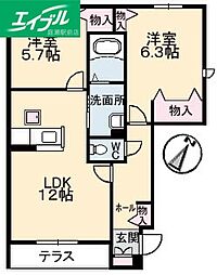 アルトーレ カーサ B棟 1階