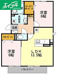 サンパティーク　Ｃ棟 2階/-