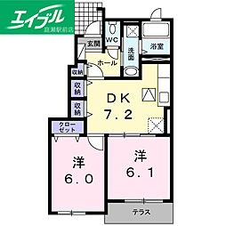 ライツェント・シックII 1階/-