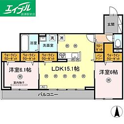 サリエンテ倉敷 2階