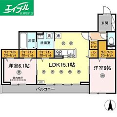 物件の間取り