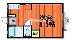 ルミエール  ｜ 岡山県倉敷市生坂（賃貸アパート1K・2階・26.08㎡） その2