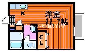 ローズガーデン庭瀬  ｜ 岡山県岡山市北区庭瀬（賃貸アパート1R・2階・27.27㎡） その2