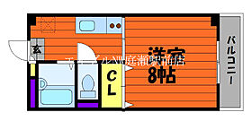 竹内ビル  ｜ 岡山県倉敷市松島（賃貸マンション1K・2階・26.20㎡） その2