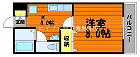 アイディアル  ｜ 岡山県倉敷市二子（賃貸マンション1K・3階・25.02㎡） その2