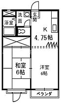 LMメゾン　A棟  ｜ 岡山県倉敷市茶屋町早沖（賃貸アパート2K・2階・37.26㎡） その2