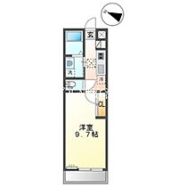 シークレイン  ｜ 岡山県総社市駅南2丁目（賃貸アパート1K・2階・30.87㎡） その2