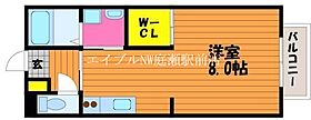 ペーシュ  ｜ 岡山県玉野市築港4丁目（賃貸アパート1K・2階・32.24㎡） その2