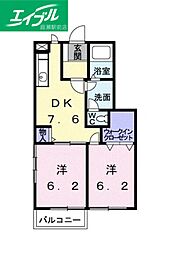 トゥルーランド錦B 1階