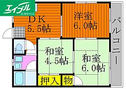 中村マンションC 2階/-