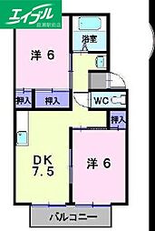 メゾン・ド・レスカール A 1階