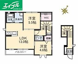 メゾンエストマルスD 2階