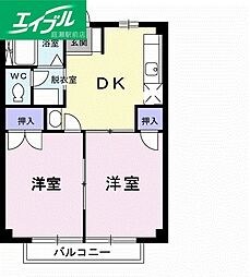 ニューシティウエストリバー 2階