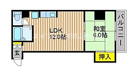 ＭＫマンション  ｜ 岡山県岡山市北区惣爪（賃貸マンション1LDK・2階・34.84㎡） その2