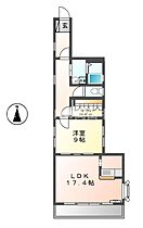 ＡＭＡＮＯＪＡＫ  ｜ 岡山県岡山市北区磨屋町（賃貸マンション1LDK・4階・77.80㎡） その2