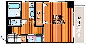 スタシオン電車みち  ｜ 岡山県岡山市北区田町2丁目（賃貸マンション1K・8階・29.58㎡） その2