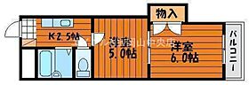 エクセレント大供  ｜ 岡山県岡山市北区大供1丁目（賃貸マンション2K・6階・29.90㎡） その2