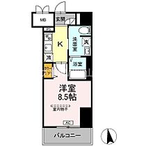 グランディオ医大前  ｜ 岡山県岡山市北区大学町（賃貸マンション1K・4階・28.24㎡） その2