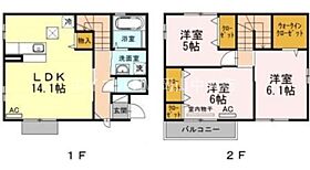 ラ　ルーチェII　II棟  ｜ 岡山県岡山市北区神田町2丁目（賃貸一戸建3LDK・1階・79.78㎡） その2