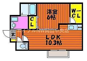 ファルマプラス  ｜ 岡山県岡山市北区弓之町（賃貸マンション1LDK・6階・45.43㎡） その2