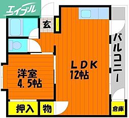 長岡コーポ 1階