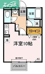 カルチェ出屋敷 2階/-