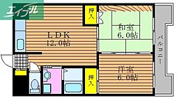 メゾン・ディエトワール 2LDKの間取図画像