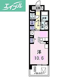 ModeEight1 ワンルームの間取図画像