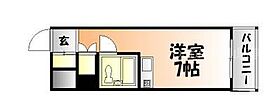 岡山県岡山市北区奉還町2丁目（賃貸マンション1R・1階・20.50㎡） その2